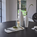 Jade Jet Black Round Acacia Wood Dining Table - Laura James 