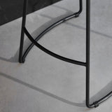 Jayden Industrial Bar Stools - Set of 2 - Mid Brown Leather - Laura James 