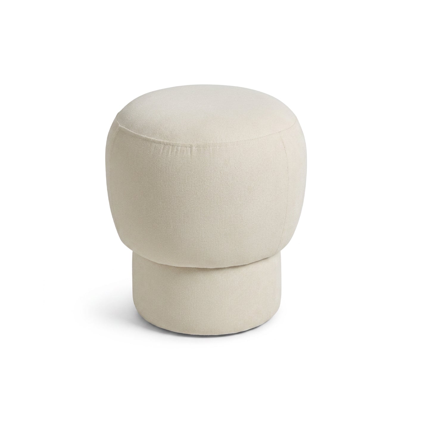 Jovi Footstool - Ivory - Laura James 