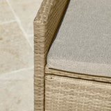 Kemble/Marston Garden Reclining Chair with Cushion - Natural Brown