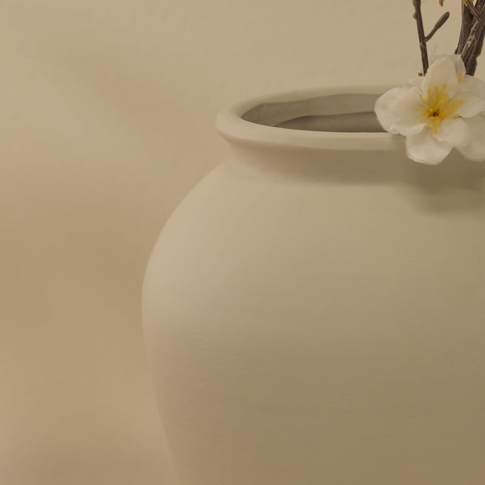 Kalera 23cm Terracotta Vase - Olive - :aura James