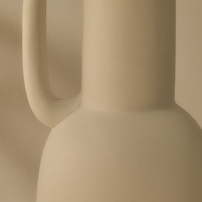 Kalera 30cm Terracotta Jug - White
