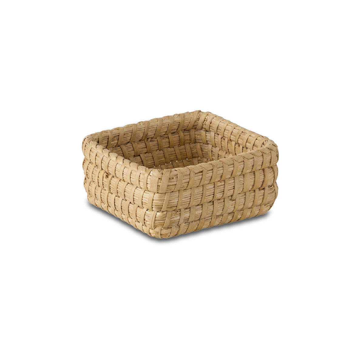 Kalna 14x14cm Square Sea Grass Basket - Natural - Laura James 