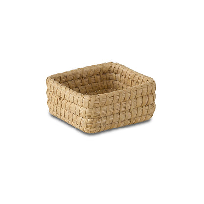 Kalna 14x14cm Square Sea Grass Basket - Natural - Laura James 