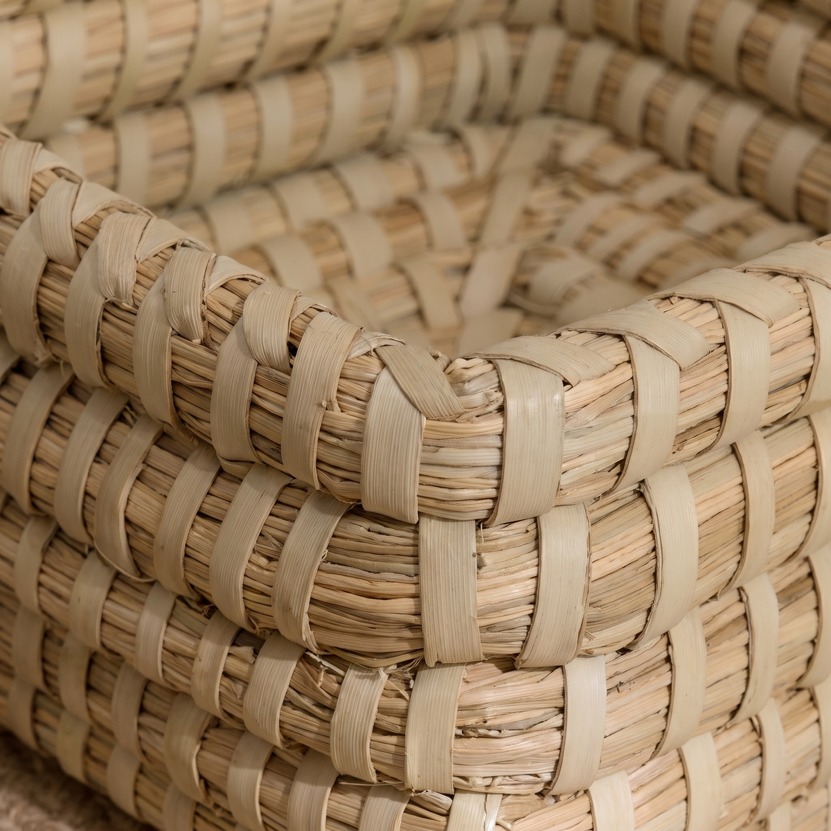 Kalna 26x26cm Square Sea Grass Basket - Natural