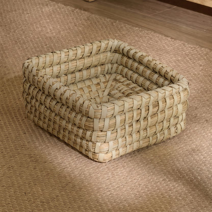 Kalna 30x30cm Square Sea Grass Basket - Natural
