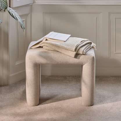 Kamiko Dining Stool - Mink Taupe - Laura James