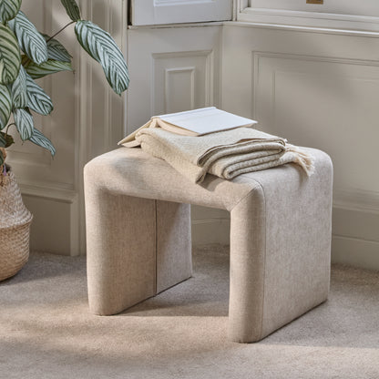 Kamiko Dining Stool - Mink Taupe - Laura James