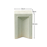 Karasi Pearl Terrazzo Concrete Side Table - LaURA jAMES 