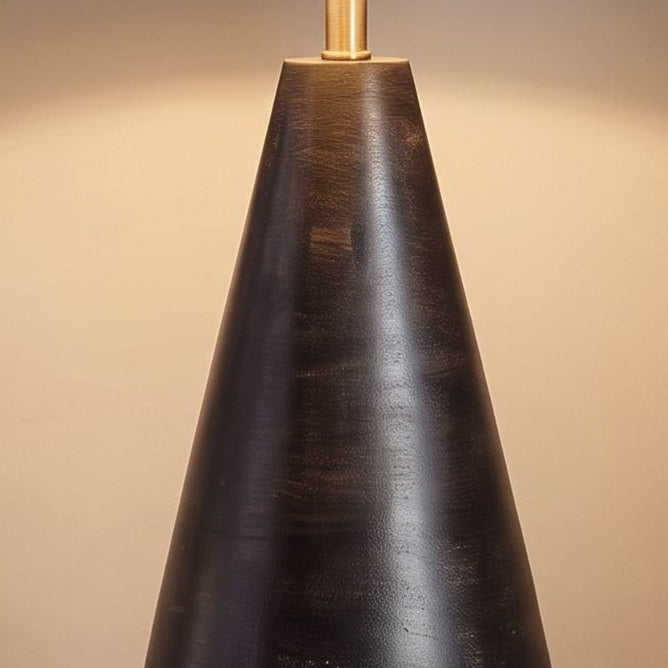 Kargil 32cm Wooden Lamp Base - Coffee Brown Mango Wood - Laura James 