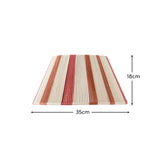Kateli 35cm Cotton Empire Table Lamp - Paprika Stripe - Laura James 