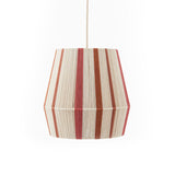 Kateli 35cm Pendant Light - Paprika Stripe - Laura James 