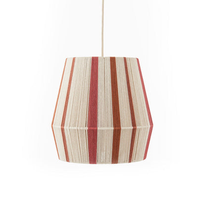 Kateli 35cm Pendant Light - Paprika Stripe - Laura James 