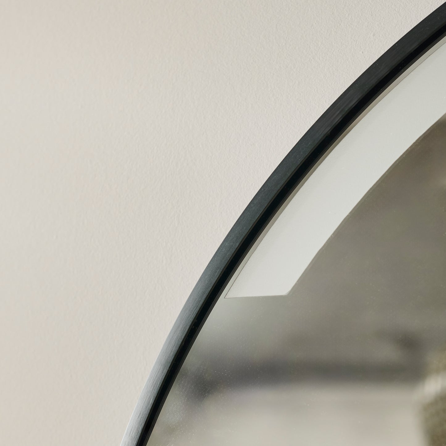 Kimbridge 90cm LED Round Bathroom Mirror - Black - Laura James