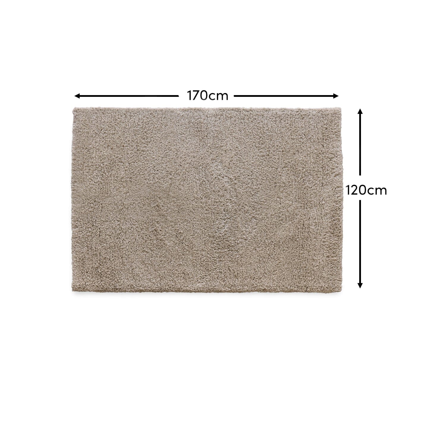 Kingsley Polyester Rug - Taupe - 120 x 170cm - Laura James