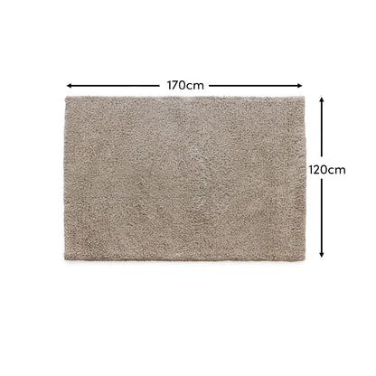 Kingsley Polyester Rug - Taupe - 120 x 170cm - Laura James
