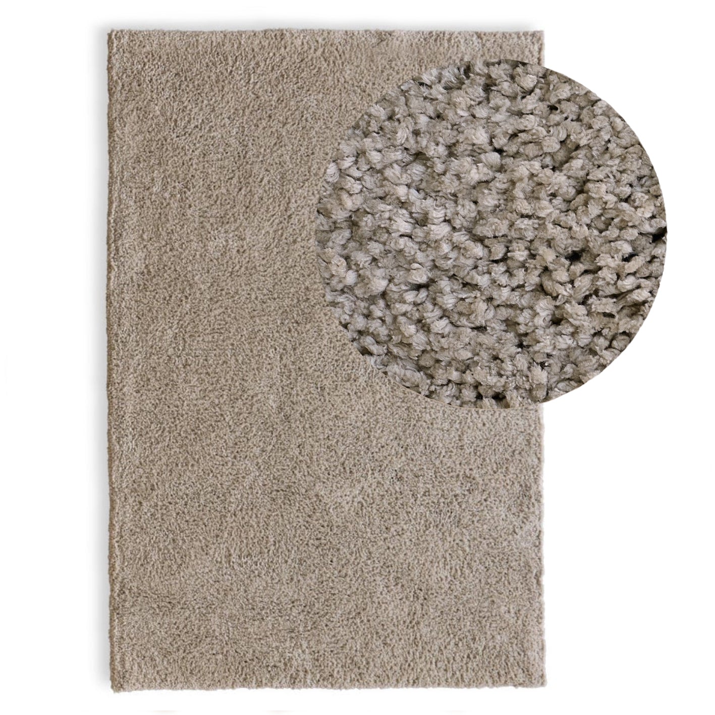 Kingsley Polyester Rug - Taupe - 120 x 170cm - Laura James 