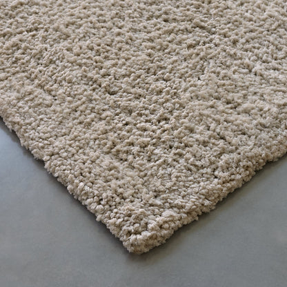 Kingsley Polyester Rug 200x290cm - Taupe - Laura James 