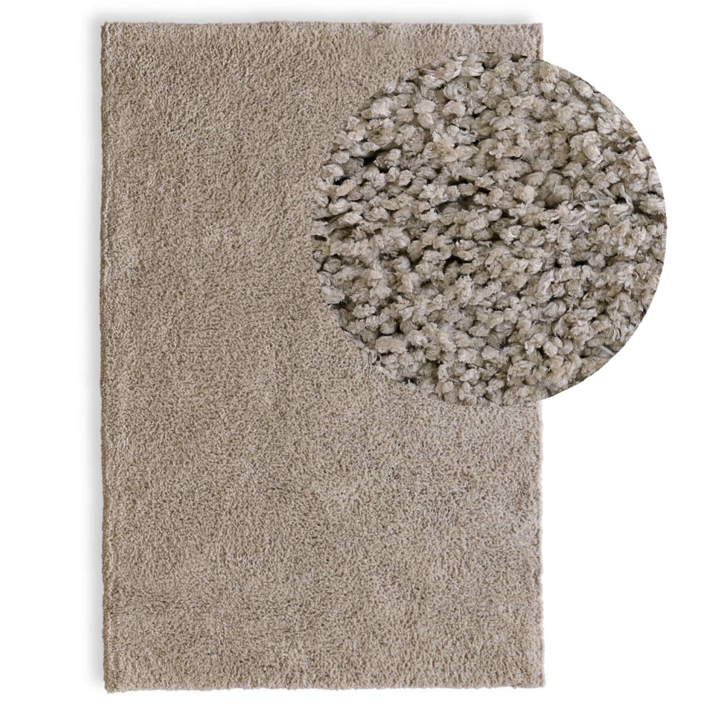 Kingsley Polyester Rug - Taupe - 160 x 230cm - Laura James 