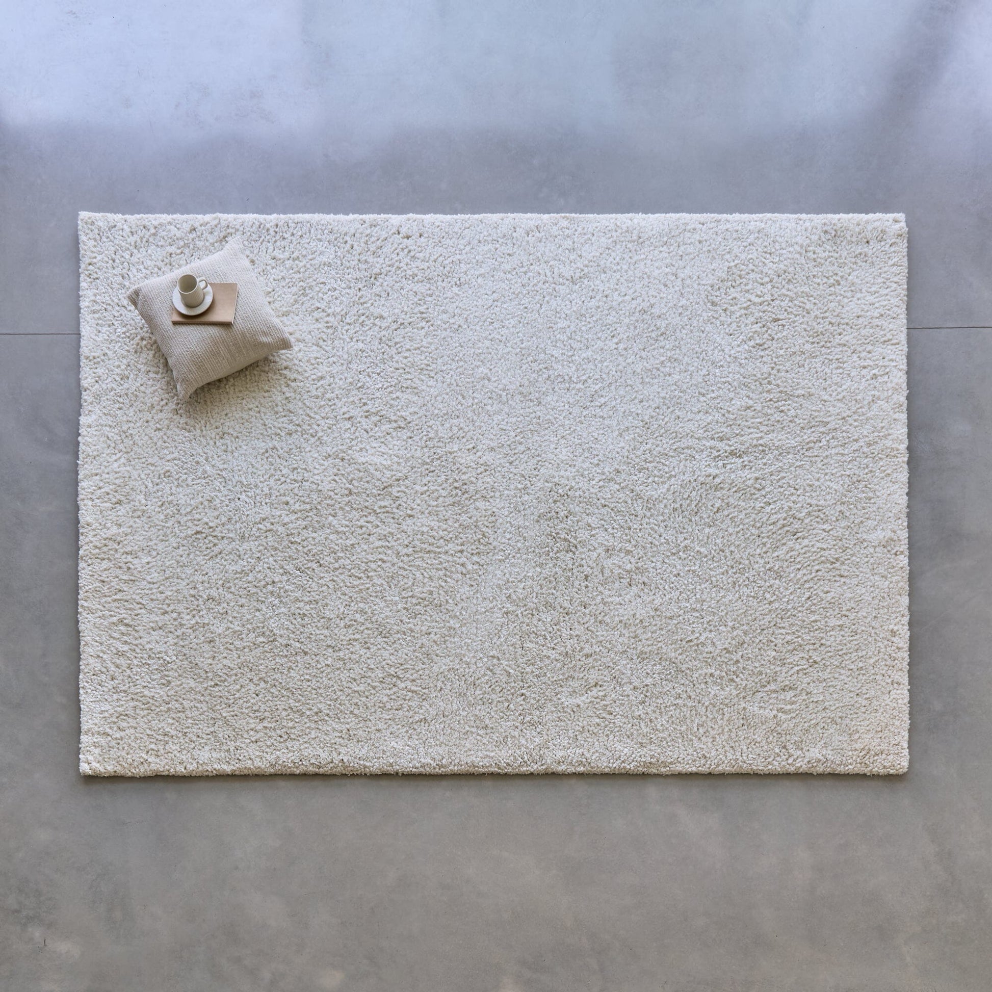 Kingsley Polyester Rug 200x290cm - Off White - Laura James 