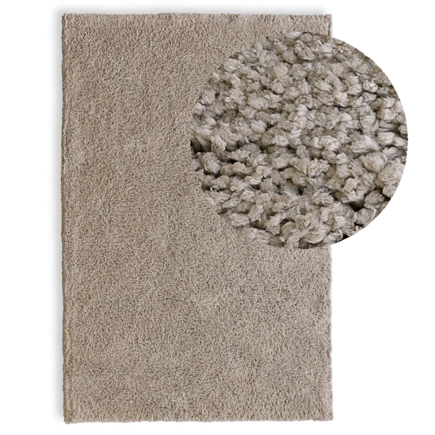 Kingsley Polyester Rug - Taupe - 200 x 290cm - Laura James 