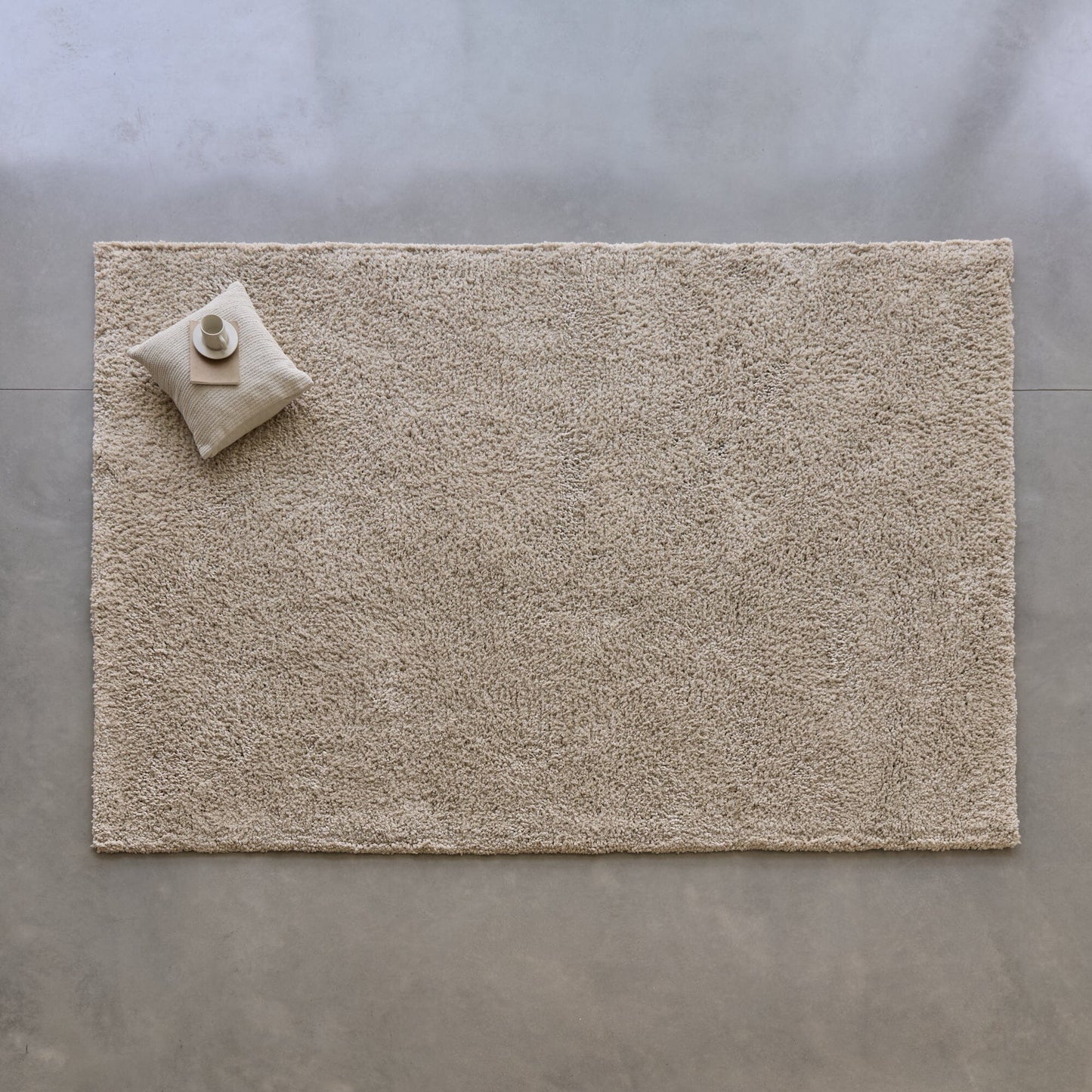 Kingsley Polyester Rug 200x290cm - Taupe - Laura James 
