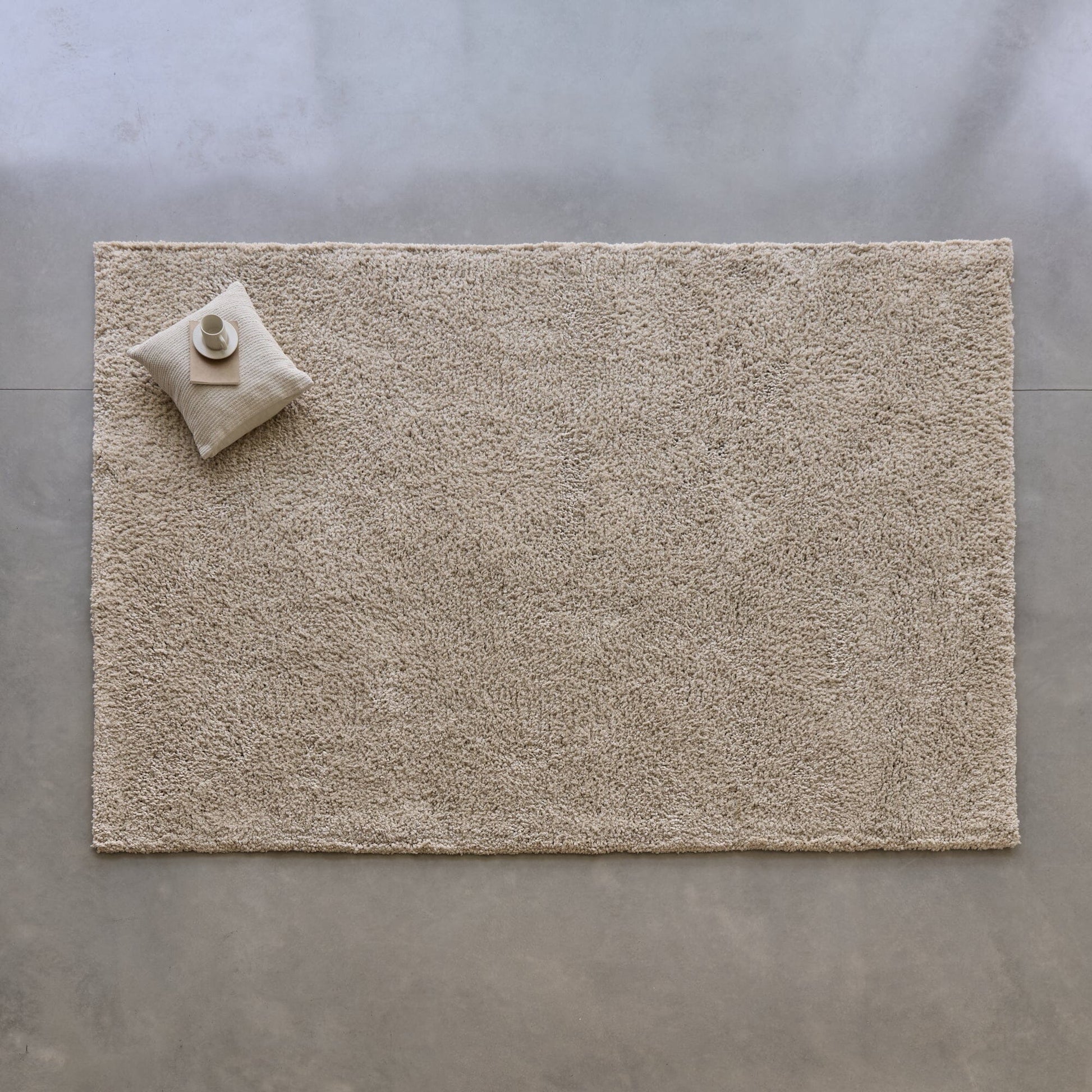 Kingsley Polyester Rug 200x290cm - Taupe - Laura James 