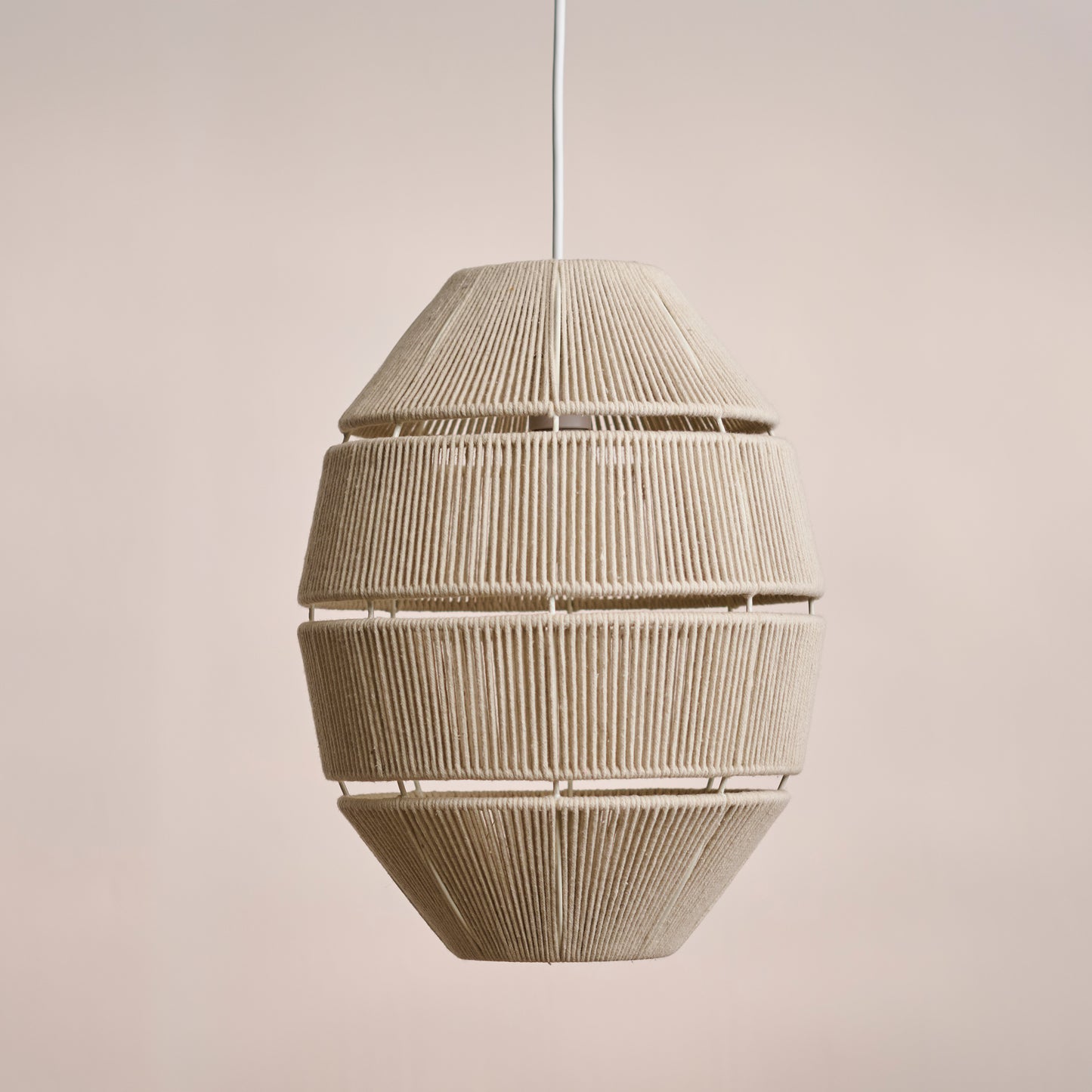 Kinston 40cm Pendant Shade - Off White - Laura James