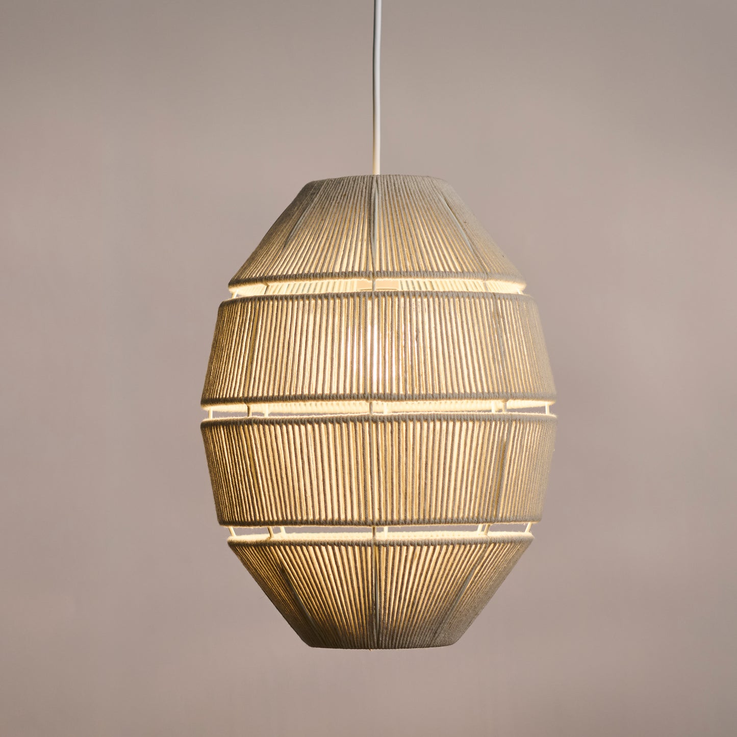 Kinston 40cm Pendant Shade - Off White - Laura James
