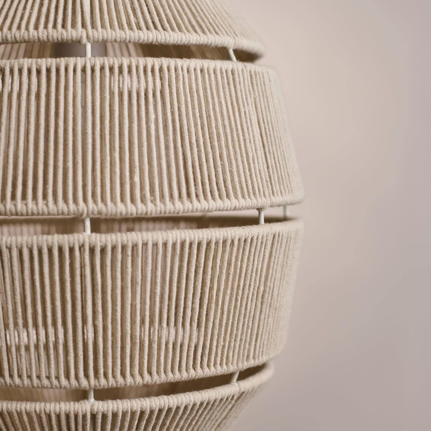 Kinston 40cm Pendant Shade - Off White - Laura James