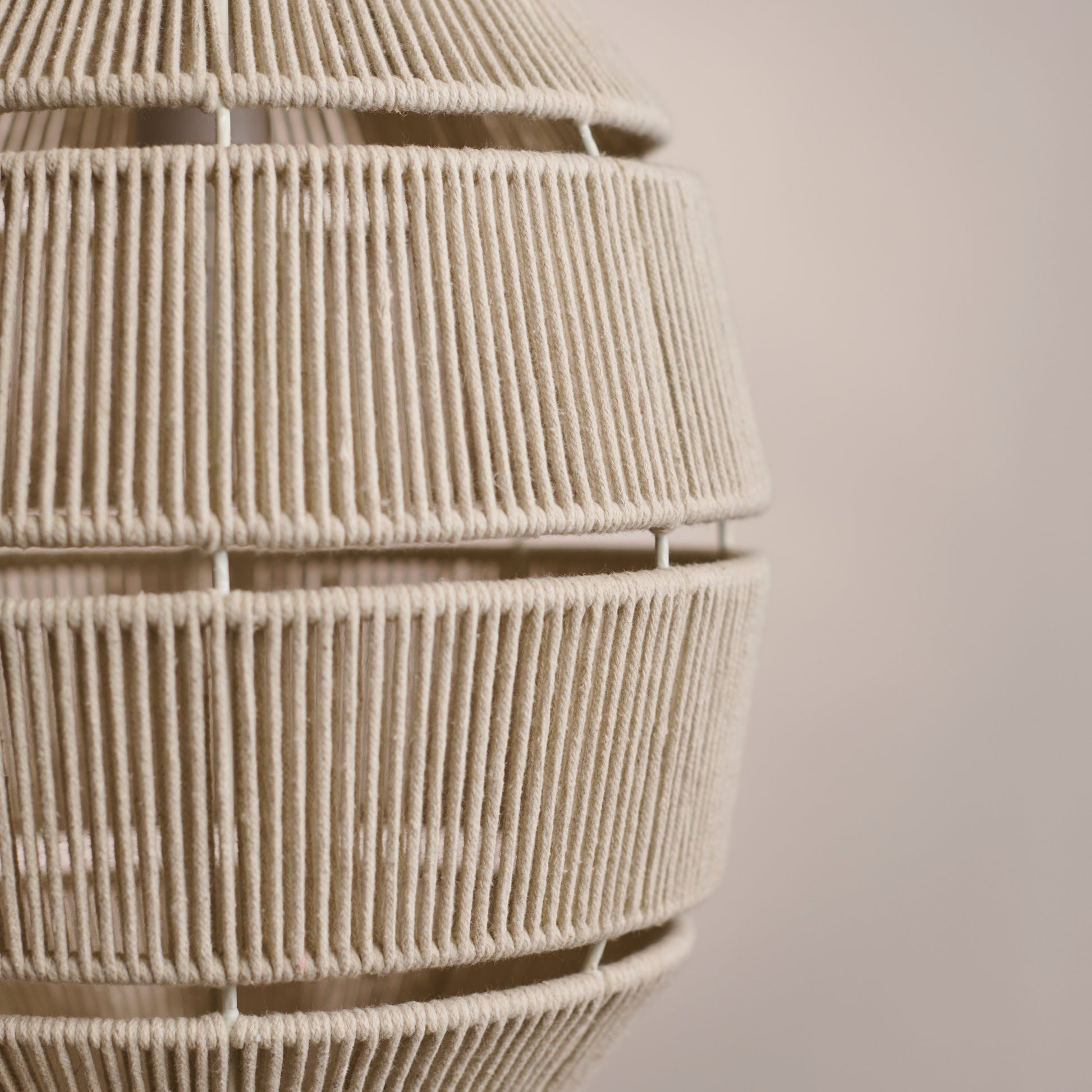 Kinston 40cm Pendant Shade - Off White - Laura James