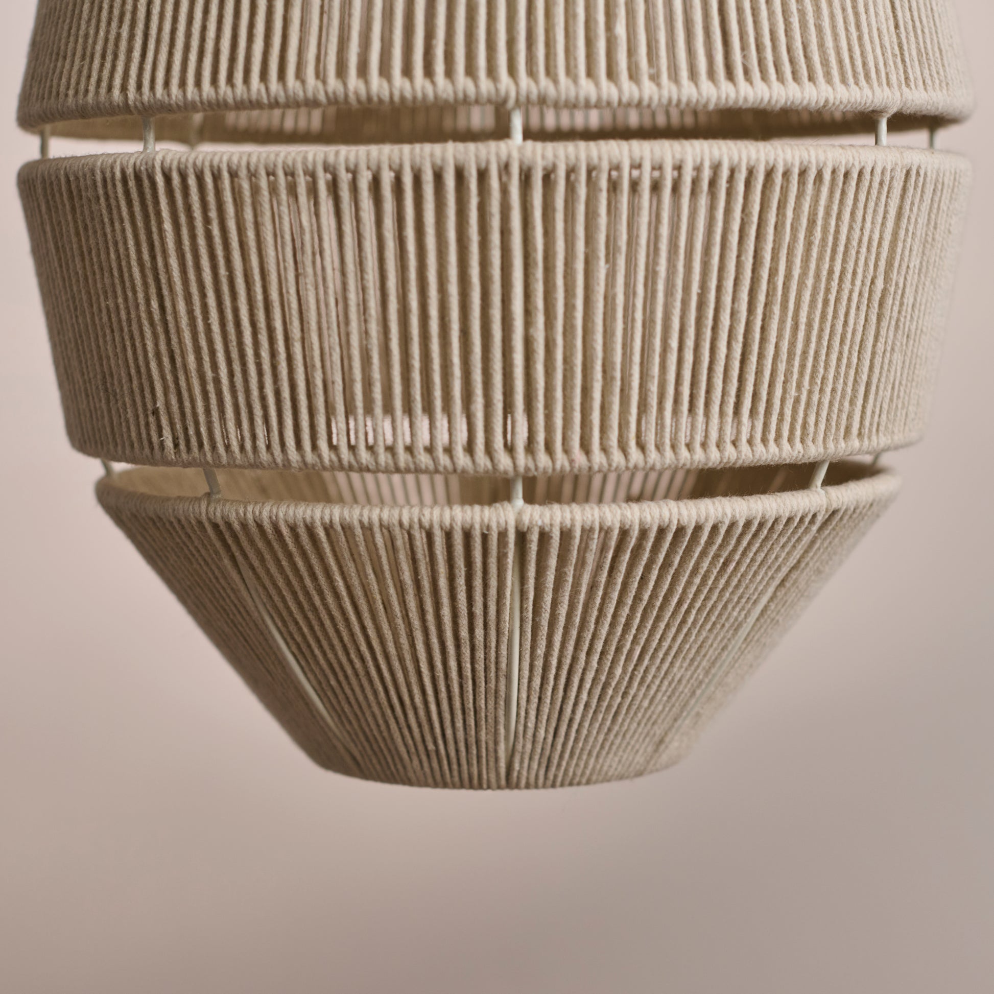 Kinston 40cm Pendant Shade - Off White - Laura James
