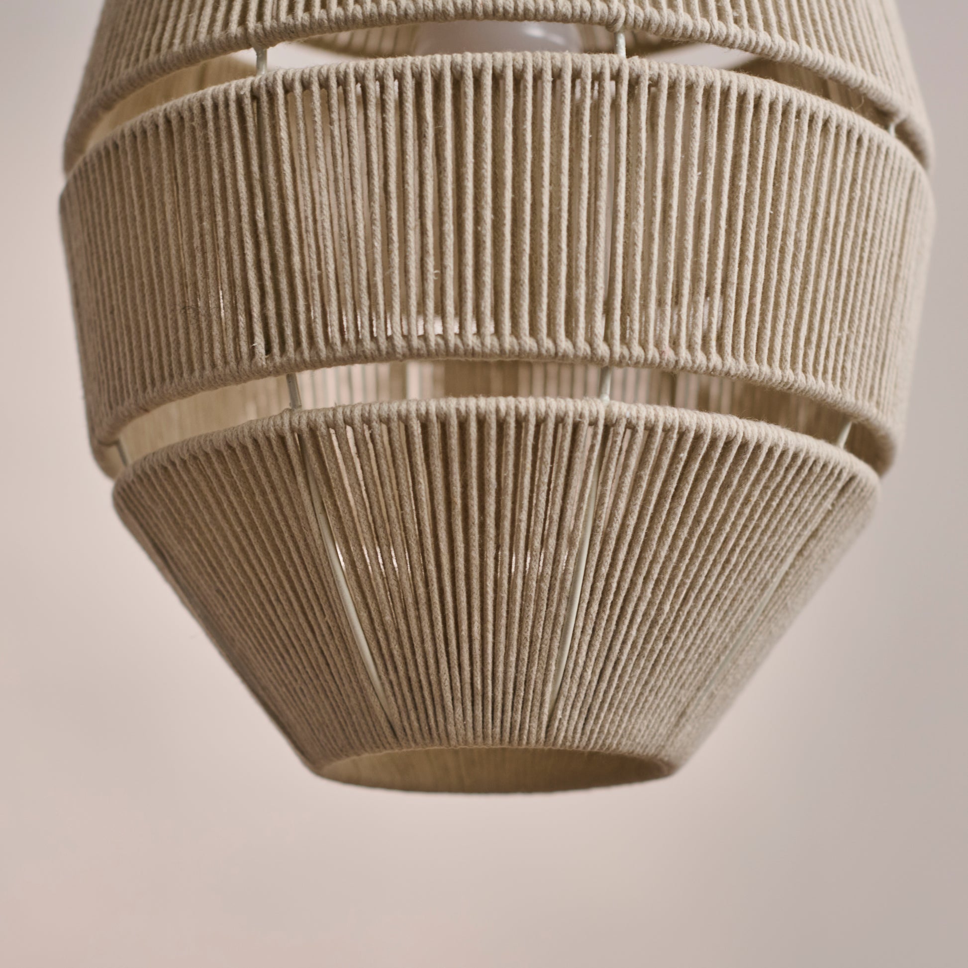 Kinston 40cm Pendant Shade - Off White - Laura James