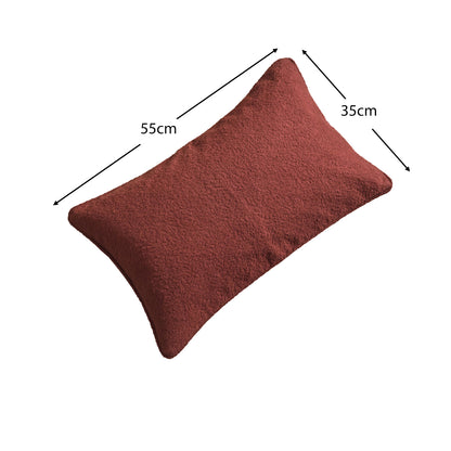 Knightsbridge 35x55cm Cushion Cover - Russet Boucle - Laura James 