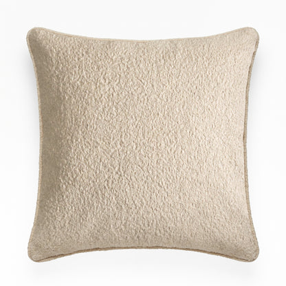 Knightsbridge 57x57cm Cushion Cover - Natural Boucle - Laura James 