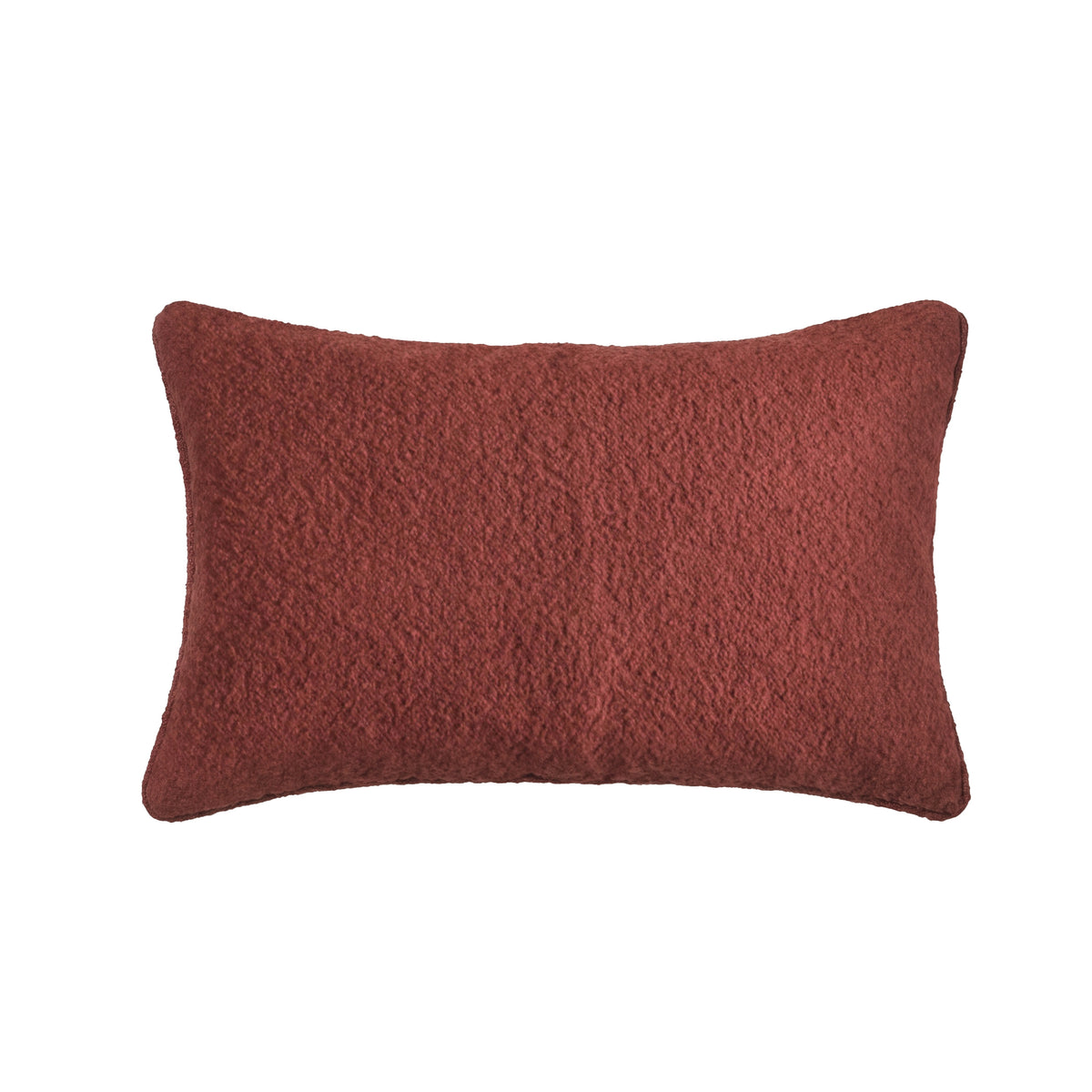 Knightsbridge 35x55cm Cushion Cover - Russet Boucle - Laura James 