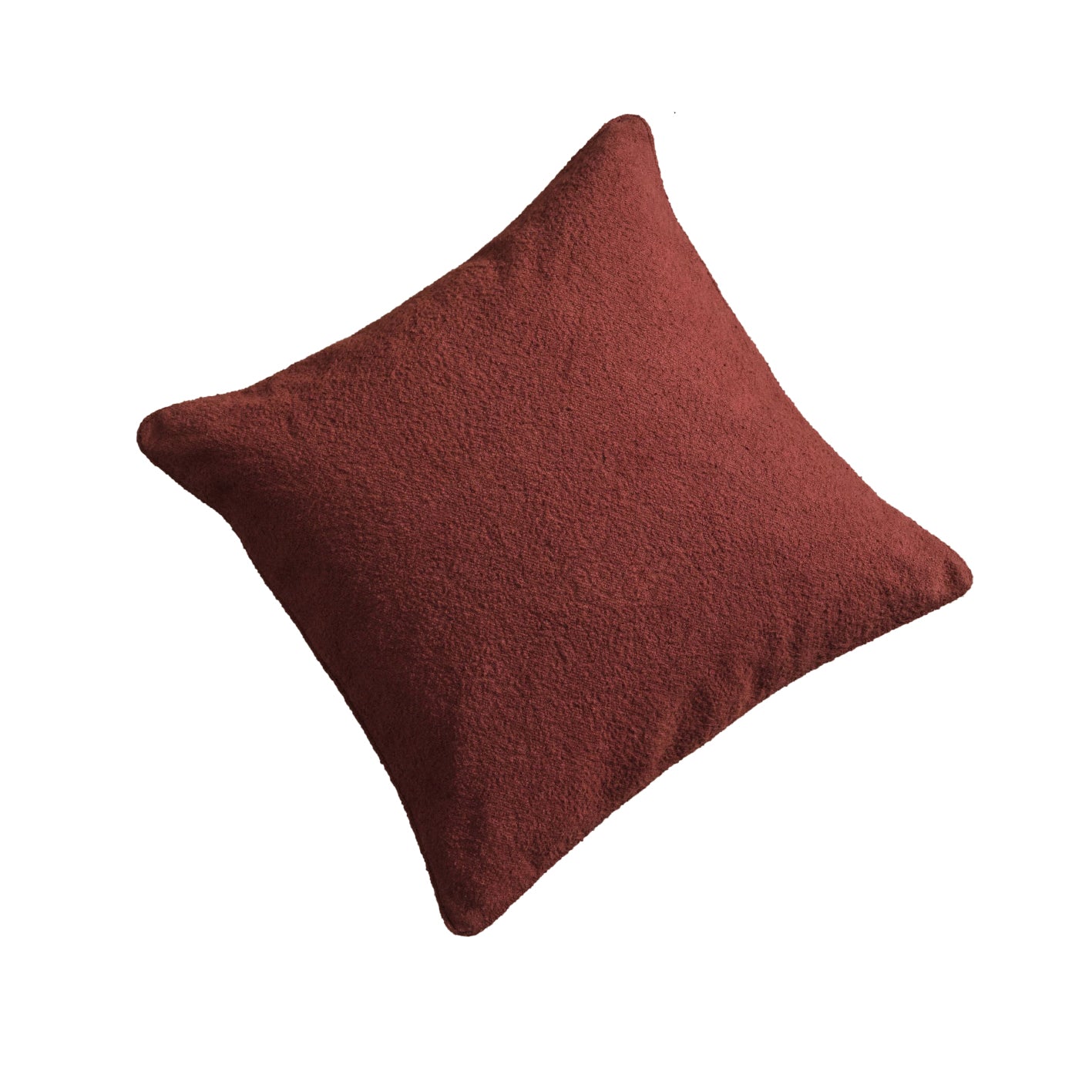Knightsbridge 57x57cm Cushion Cover - Russet Boucle - Laura James 