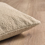 Knightsbridge 35x55cm Cushion Cover - Natural Boucle - Laura James 
