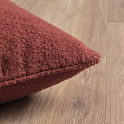 Knightsbridge 35x55cm Cushion Cover - Russet Boucle