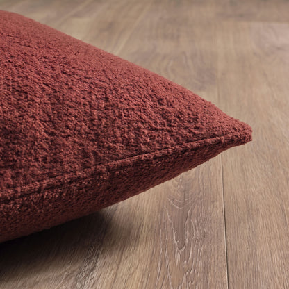 Knightsbridge 57x57cm Cushion Cover - Russet Boucle