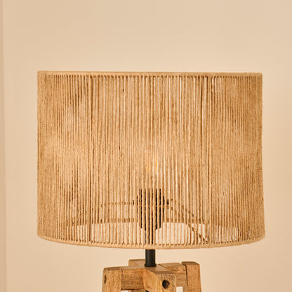 Konduru 150cm Floor Lamp Base - Natural Mango Wood - Laura James