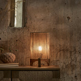 Konduru Natural Jute & Mango Wood Table Lamp - 30cm - Laura James 