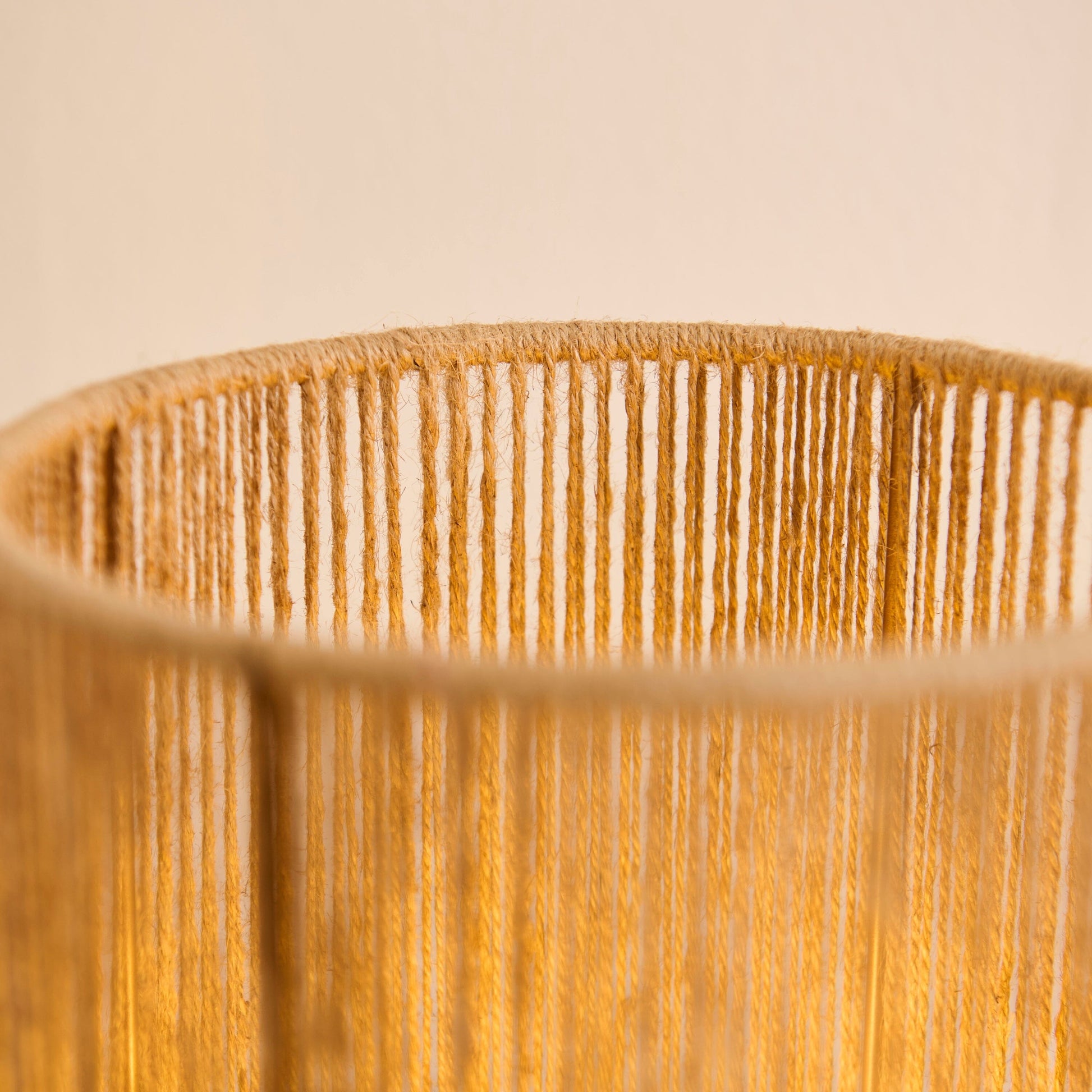 Konduru Natural Jute & Mango Wood Table Lamp - 30cm - Laura James 