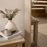 Kubu 180 x 80cm Wooden Arch Mirror - Taupe - Laura James