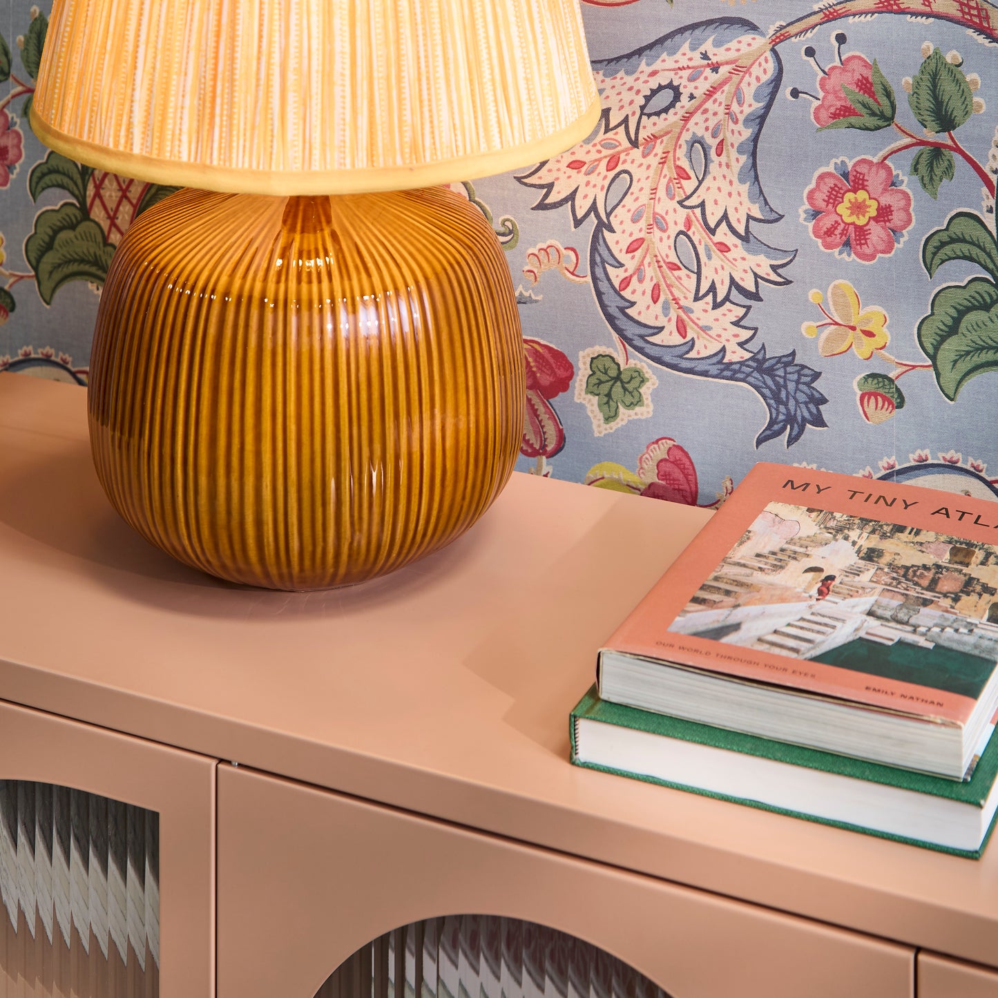 Conan 3 Door Sideboard - Blush Pink - Laura James