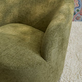 Sawyer 68cm Swivel Armchair - Moss Green - Laura James