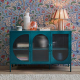 Conan 3 Door Sideboard - Lagoon Teal - Laura James