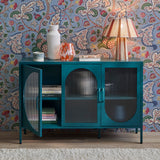 Conan 3 Door Sideboard - Lagoon Teal - Laura James
