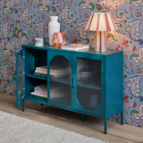 Conan 3 Door Sideboard - Lagoon Teal - Laura James