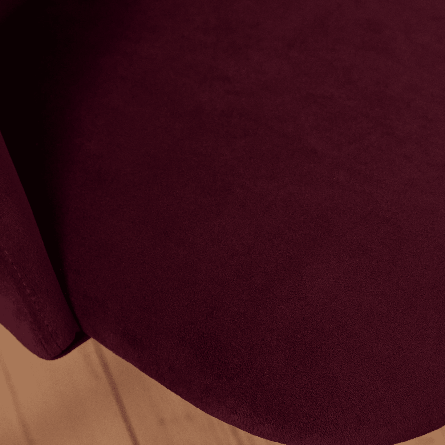 Freya Burgundy Red Dining Chairs - Set of 2 - Pale Oak Legs - Laura James